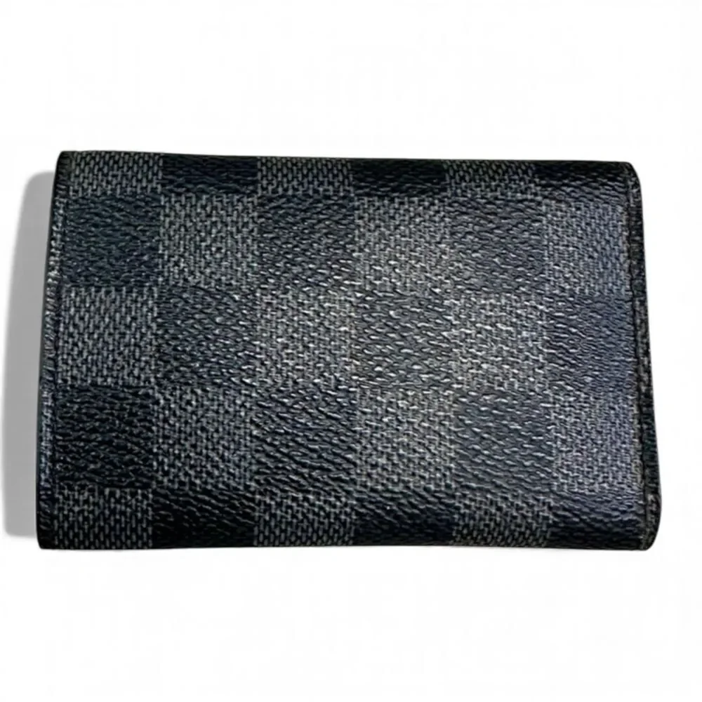 Louis Vuitton Damier Graphite 6-Ring Key Holder w/Box & Dust Bag Quiet Luxury
